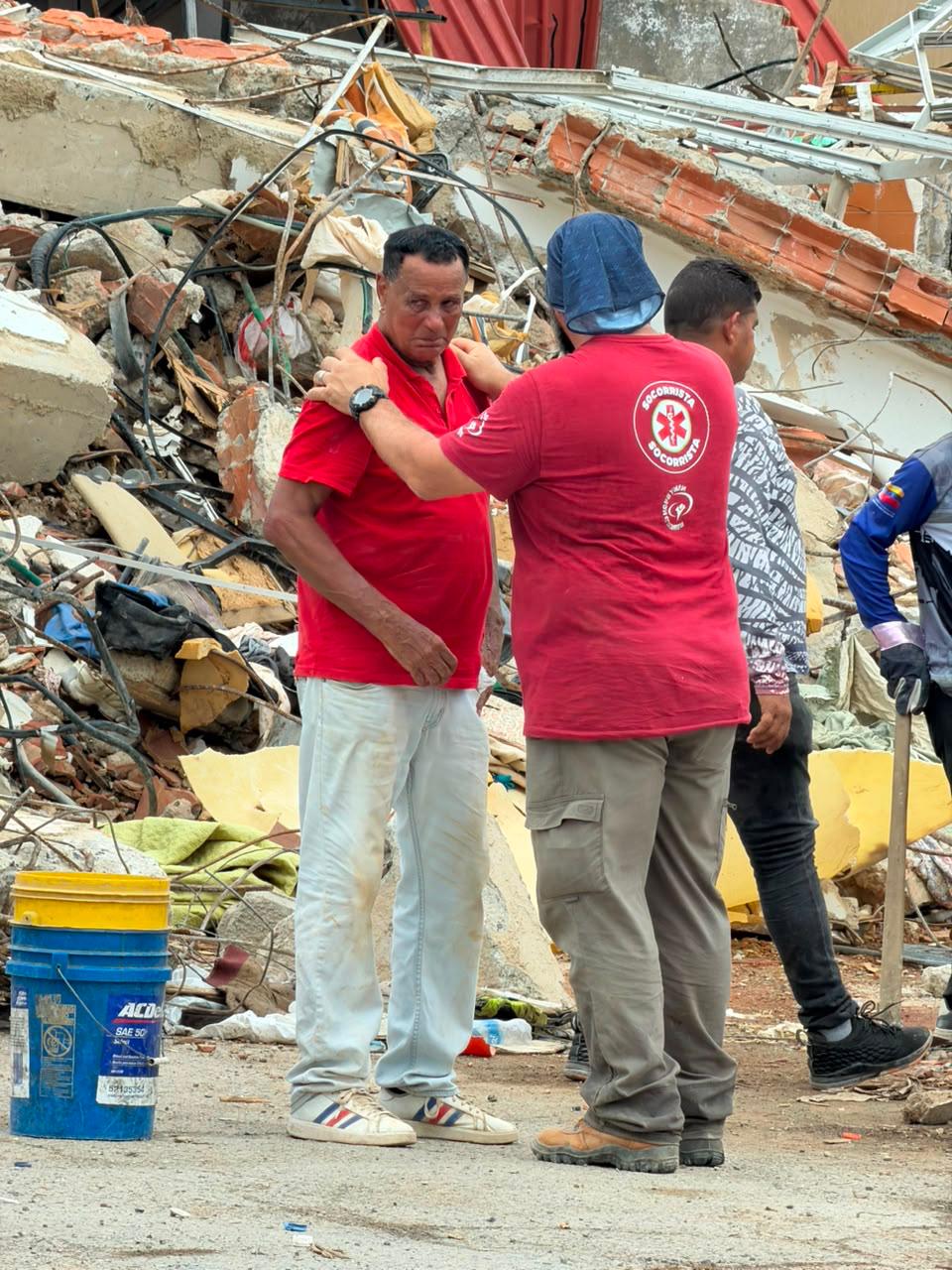 Consoling those who lost loved ones