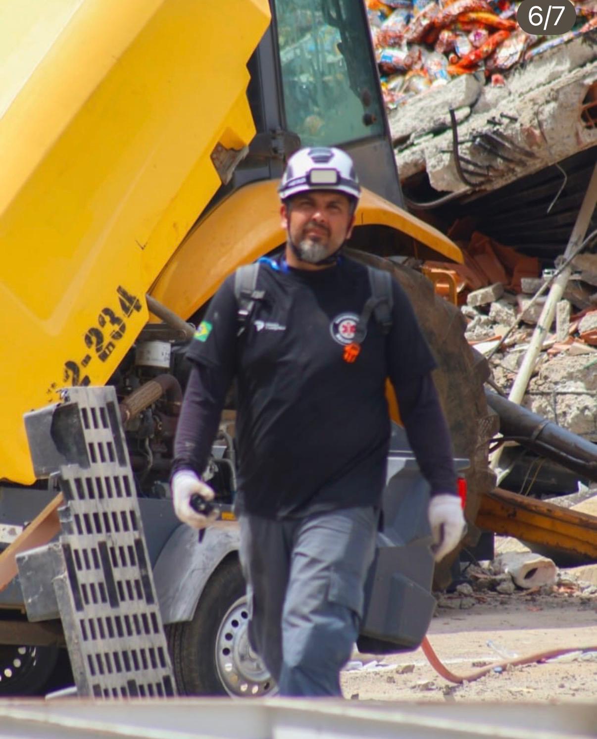 Erick laboring hard saving lives